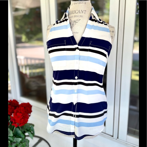 New Express Sleeveless Blouse - Picture 1 of 6